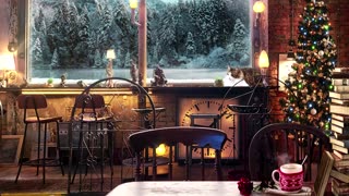 Winter Cafe With Relaxing Music