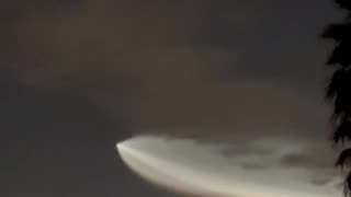 Space X rocket launch seen in Arizona 3-18-2024