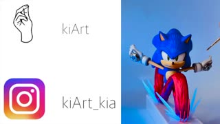 Create Running Sonic with Clay - Sonic Prime [kiArt]