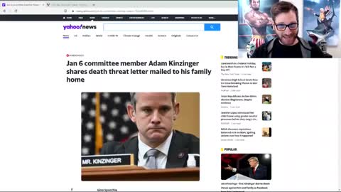 ADAM KINZINGER FAKES A DEATH THREAT TO STOKE JAN 6TH COMMISSION INTEREST