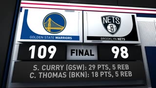 NBA Highlights: Nets vs Warriors 98 - 109