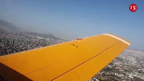 Aerial footage shows devastation as Turkish planes help to f