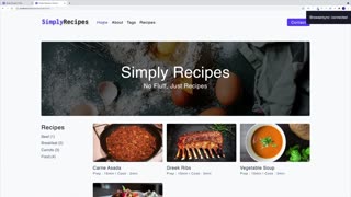 HTML & CSS Project Tutorial - Build a Recipes Website