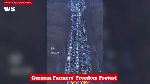 German Farmers’ freedom protest escalates to 30,000 people