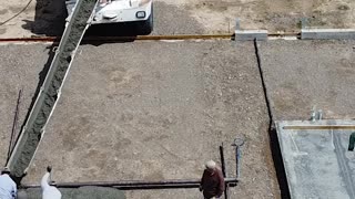 Before and After concrete pour