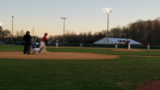 Kyle Kirkland Clover High School JV Baseball, Pitch 5, Game 1 Nafo