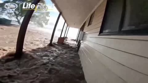 Rescuers airlifted residents and pets, after huge flood isolated towns in southeast Australia