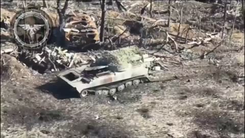💥🇺🇦 Ukraine Russia War | FPV Kamikaze Drone Strikes Abandoned Russian UR-77 Mine Clearing Vehi | RCF