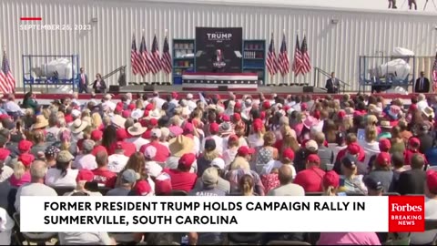 BREAKING NEWS: Donald Trump Unleashes On Biden Administration During South Carolina Campaign Rally