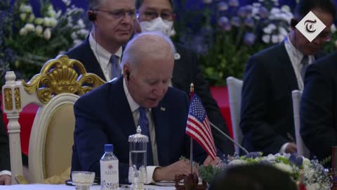 Moment Joe Biden slips up and thanks Colombia for hosting ASEAN summit instead of Cambodia