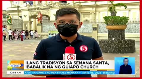 Ilang tradisyon ng Semana Santa, ibabalik na sa Quiapo Church