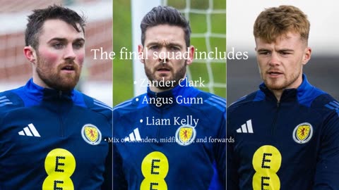 Craig Gordon, John Souttar out as Lewis Morgan, Tommy Conway included