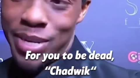 #BLACKPANTHER CHADWICK BOSEMAN PREDICTED HIS OWN DEATH