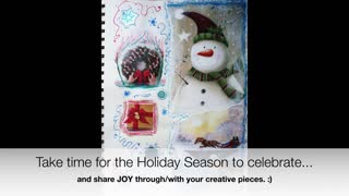 Art Journaling & Bookmarking for the Holiday Season 1 - Campaign