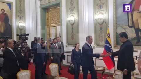 Russian Foreign Minister Sergei Lavrov met with Venezuelan President Nicolas Maduro