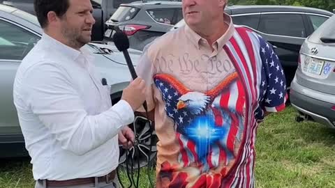 This guy loves America so much