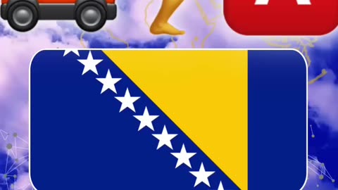⛳️🇧🇦Guess the Country by Emoji? | Country Quiz #quiz #shorts