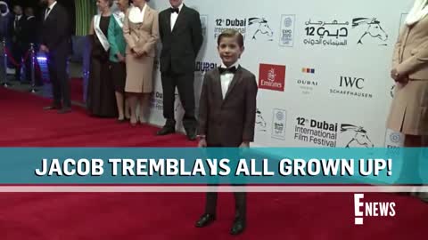 Jacob Tremblay SHOCKS Fans With Grown-Up Red Carpet Throwback | E! News