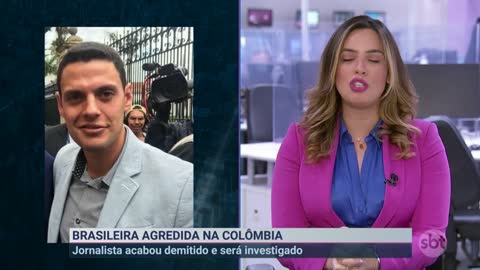 Brasileira é espancada por namorado colombiano dentro de elevador | Primeiro Impacto (11/11/22)