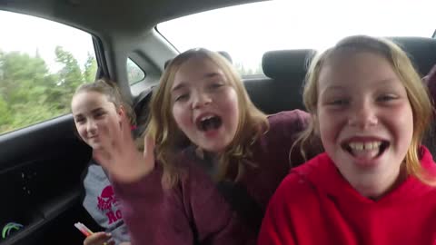 Kid wants nothing to do with Car pool Karaoke