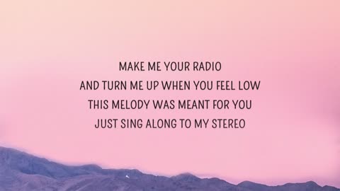 My stereo (lyrics)