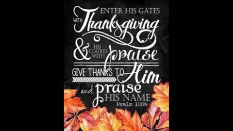 What are you Grateful for today? Give Him Thanks❣