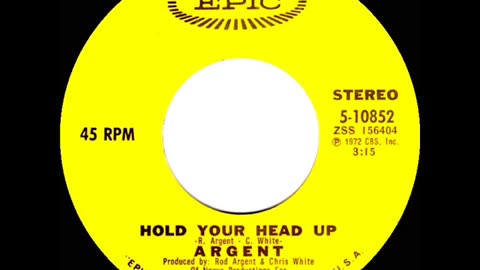 ARGENT--HOLD YOUR HEAD UP