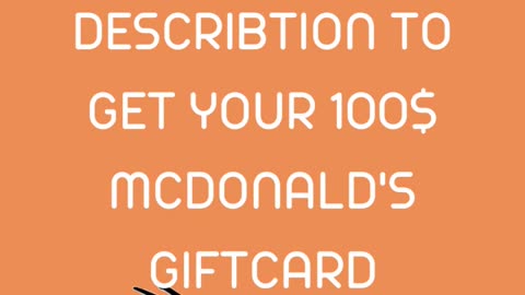 GET free McDonald's gift cards for free
