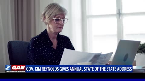 Iowa Gov. Kim Reynolds gives annual state of the state address
