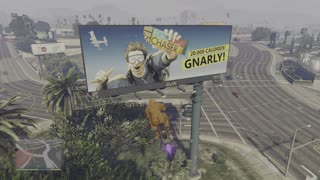 GTAV Ps5 Sasquatch checking out billboards on oppressor mk2 pt.2