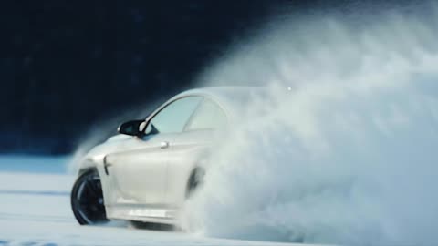 BMW M4 Drifting On ICE