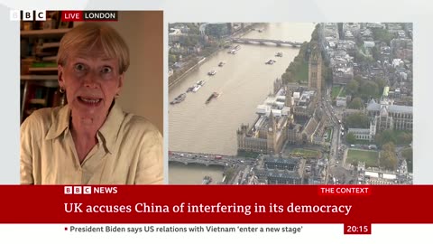 UK accuses China of interfering in its democracy