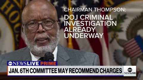 JAN.6THCOMMITTEE MAY RECOMMEND CHARGES