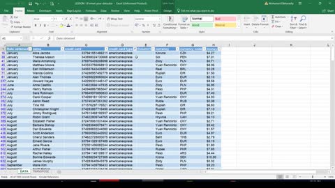 Excel Pivot Tables in A nutshell-Lesson 1