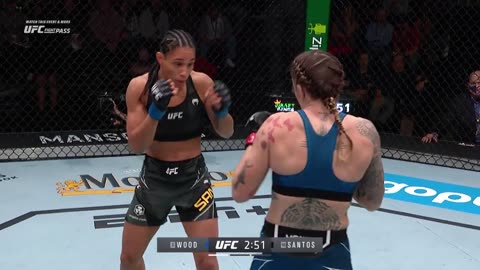 Taila Santos vs Joanne Wood | FREE FIGHT | UFC Singapore
