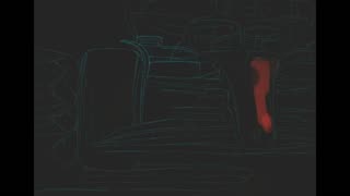 Time lapse painting of f1 car