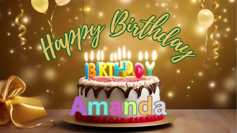Happy Birthday Amanda