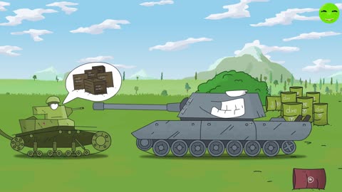 The Fury of the E 100 - Cartoons about tanks