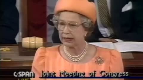 Queen Elizabeth II Addresses Congress: ‘Gov by the People, of the People, for the People...' (1991)