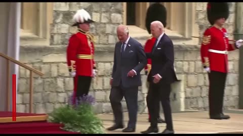 Old Joe Is Completely Lost: King Charles Has Trouble Telling Joe Biden to Move On During Honor Guard