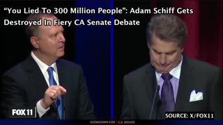 “You Lied To 300 Million People”: Adam Schiff Gets Destroyed In Fiery CA Senate Debate