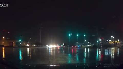 Intense Lightning Flash during a Summer Storm