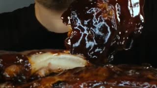 Ribs and Fries Mukbang ASMR