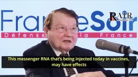 NOBEL LAUREATE LUC MONTAGNIER - WARNS COVID VACCINE MAY LEAD TO 'NEURODEGENERATIVE ILLNESS'