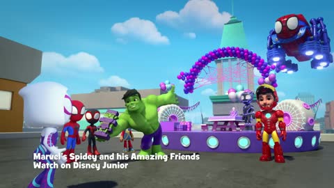 Surprise Party Surprise 🥳 Marvel's Spidey and His Amazing Friends Disney Junior