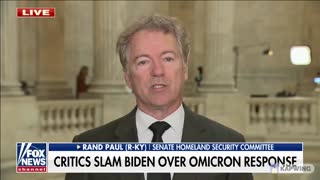 "He Routinely Causes Fear and Hysteria" - Rand Paul Slams Fauci Again