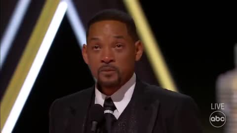 Will Smith emotional reaction to Oscars win and Chris Rock