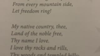 My Country ‘Tis of Thee entire song with lyrics