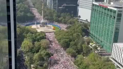 Protest in Mexico against electoral reform plan