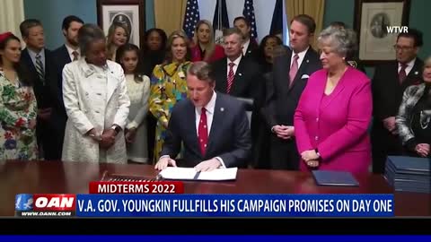 Va. Gov. Youngkin fulfills his campaign promises on day one